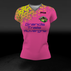 T-Shirt Femme « Grands Trails d’Auvergne officiel »